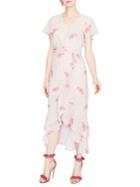 Rachel Rachel Roy April Printed Wrap Midi Dress