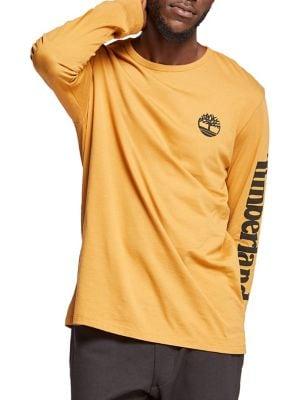 Timberland Logo Long-sleeve Cotton Tee