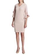 Calvin Klein Flounce-sleeve Scuba Sheath Dress