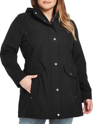 Weatherproof Plus Hooded Softshelll Anorak Jacket