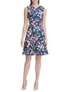 Tommy Hilfiger Kenwood Floral Fit-&-flare Dress