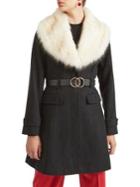Miss Selfridge Faux-fur Coat