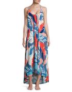 Vince Camuto Rainforest Printed Maxi Coverup Dress
