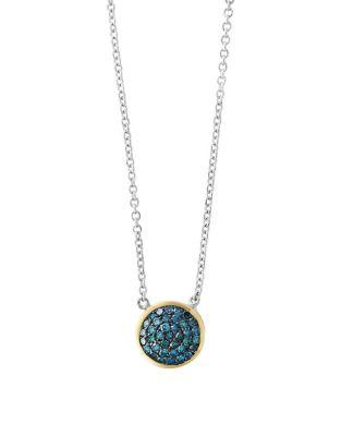 Effy 14k Yellow Gold And 925 Sterling Silver Necklace