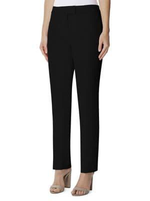 Tahari Arthur S. Levine Petite Slim Crepe Trousers