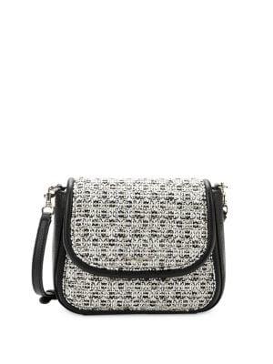 Karl Lagerfeld Paris Woven Crossbody Bag