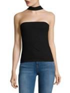 Design Lab Lord & Taylor Strapless Choker Top