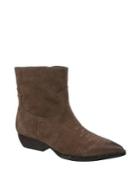 Sam Edelman Ava Suede And Leather Booties
