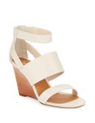 Seychelles Suave Leather Stacked Wedge Sandals