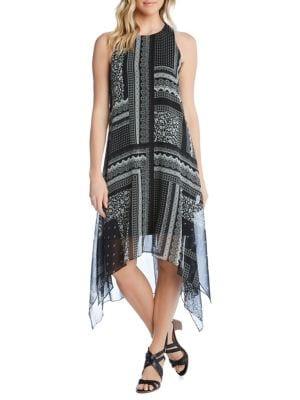 Karen Kane Handkerchief Hem Shift Dress
