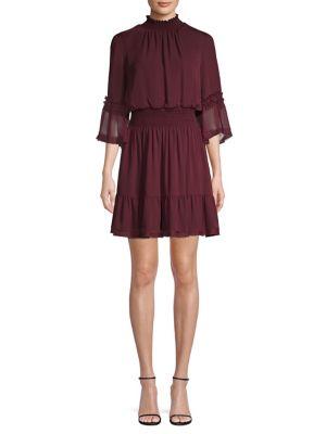 Kobi Halperin Lacie Silk Smocked Dress