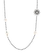Effy 4.5-9.5mm White Freshwater Pearls And Sterling Silver Necklace