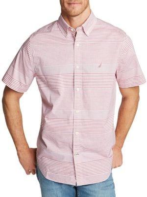 Nautica Striped Short-sleeve Shirt