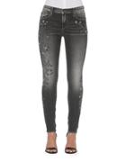 Driftwood Faded Embroidered Jeans