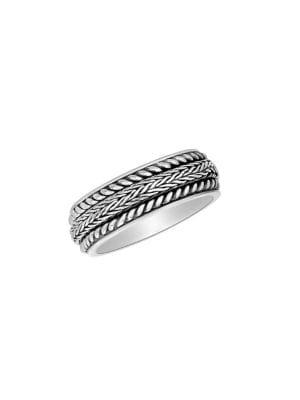 Lord & Taylor 925 Sterling Silver Eternity Band Ring