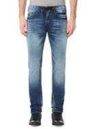 Buffalo David Bitton Max-x Whiskered Drawstring Skinny Jeans