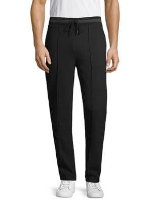 En Thread Drawstring Cotton-blend Jogger Pants