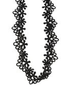 Design Lab Lord & Taylor Floral Lace Choker Necklace
