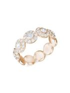 Angelic Rose Goldplated & White Swarovski Crystal Ring
