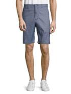 Callaway Stretch Heathered Houndstooth-print Golf Shorts