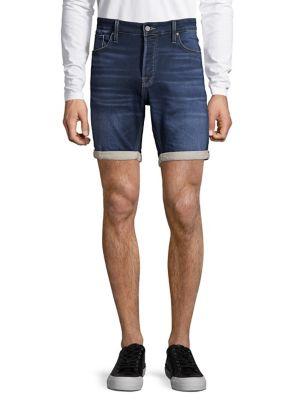 Jack & Jones Whiskered Denim Shorts
