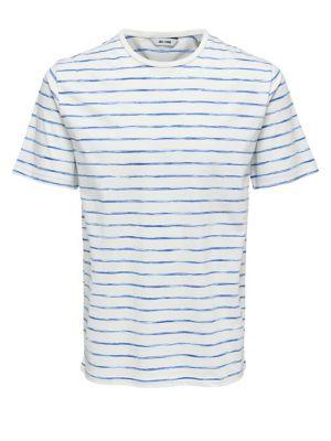 Only And Sons Striped Cotton Tee