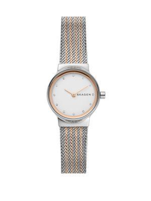 Skagen Freja Two-tone Stainless Steel Mesh Bracelet Watch