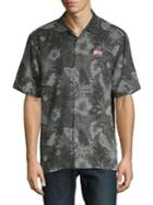 Tommy Bahama Fuego Floral Silk Collegiate Camp Shirt