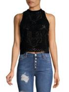 Free People Lace Sleeveless Crop Top
