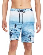 Surfside Supply Surf-print Swim Shorts