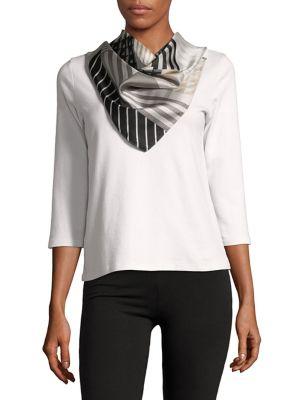Echo Tassie Mixed Pattern Silk Scarf