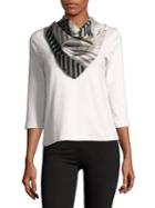 Echo Tassie Mixed Pattern Silk Scarf