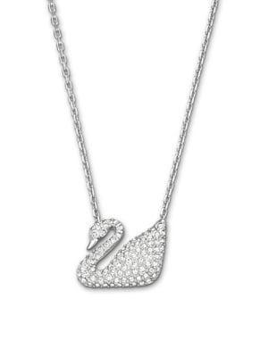 Swarovski Swan Pendant Necklace