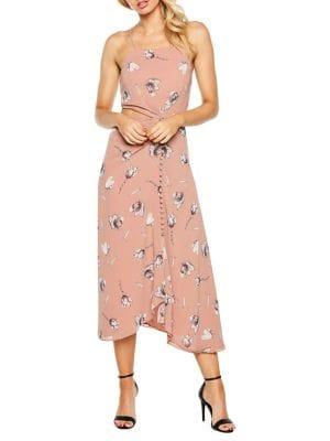 Bardot Twist Cut Out Dress