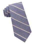 Black Brown Classic Stripe Tie