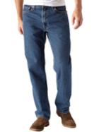 Levi's 550 Relaxed-fit Dark Stonewash Jeans