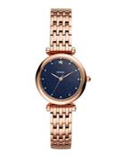 Fossil Carlie Mini Three-hand Rose Goldtone Watch