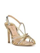 Diane Von Furstenberg Milena Leather High Heel Sandals