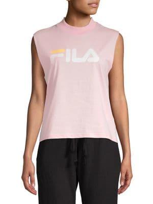 Fila Logo Cotton Sleeveless Top