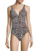 Tommy Bahama Leopard-print One-piece Swimsuit