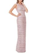 Js Collections Soutache Sleeveless Gown