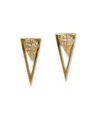 Vince Camuto Crystal Pave Pyramid Dangle & Drop Earrings