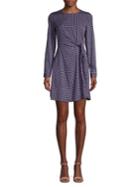 Vero Moda Printed Knot-front Dress
