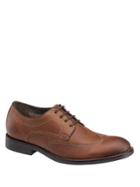 Johnston & Murphy Selby Oiled Leather Wingtip Derby Shoes