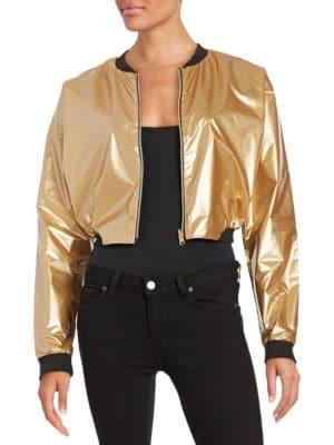 Bench. Bench X Jess Glynne Cropped Reversible Bomber Jacket