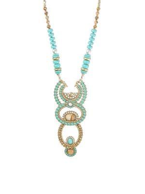 Lucky Brand Cowgirl California Multi-stone Statement Necklace