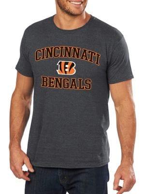 Majestic Cincinnati Bengals Nfl Heart And Soul Iii Cotton Tee