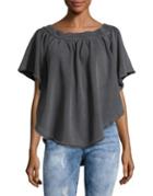 Free People Off-the-shoulder Cotton Top