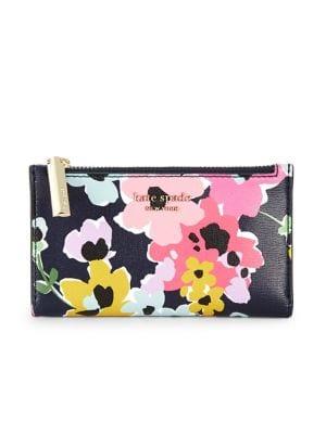 Kate Spade New York Floral Bi-fold Leather Wallet