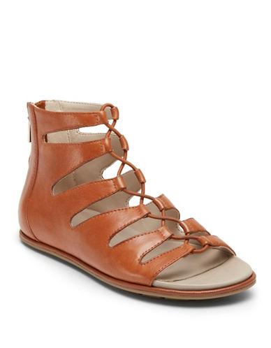 Kenneth Cole New York Ollie Leather Gladiator Sandals